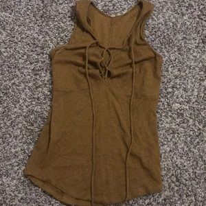 Free people lace up tank